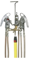 Earthing and s.c. device for overhead lines