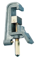 Clamp for earthing and s.c. devices