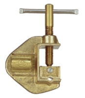 Earth clamp for earthing and s.c. devices