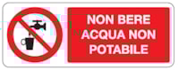CART. ALL. F.TO MM 350X125 NON BERE ACQUA N