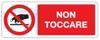 CART. ALL. F.TO MM 350X125 VIETATO TOCCARE
