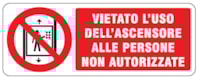 Prohibition sign - Al - 330x125 mm
