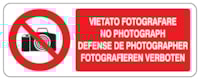 CART. ALL. F.TO MM 350X125 VIETATO FOTOGRAF