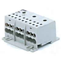 Power block: 3P 1IN + 6OUT CU 125 A