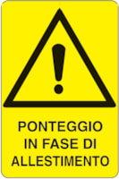 Rectangular danger sign - 330 x 500 mm