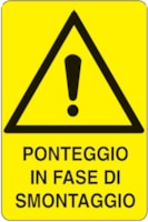 Rectangular danger sign - 330 x 500 mm