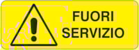 Rectangular danger sign - 350 x 125 mm
