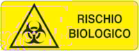 Rectangular danger sign - 350 x 125 mm