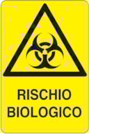 Rectangular danger sign - 250 x 330 mm Rectangular danger sign - 250 x 330 mm