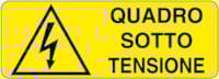 Rectangular danger sign - 350 x 125 mm Rectangular danger sign - 350 x 125 mm