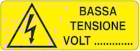 Rectangular danger sign - 350 x 125 mm