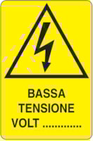 Rectangular danger sign - 330 x 500 mm