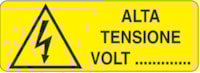 Rectangular danger sign - 350 x 125 mm