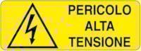 Rectangular danger sign - 350 x 125 mm Rectangular danger sign - 350 x 125 mm