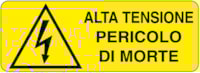 Rectangular danger sign - 350 x 125 mm Rectangular danger sign - 350 x 125 mm