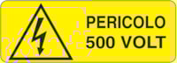 Rectangular danger sign - 350 x 125 mm
