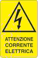 Rectangular danger sign - 330 x 500 mm