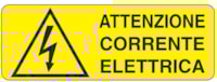 Rectangular danger sign - 350 x 125 mm
