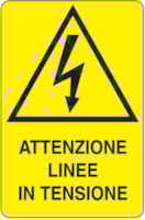 Rectangular danger sign - 330 x 500 mm