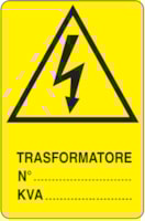 Rectangular danger sign - 330 x 500 mm