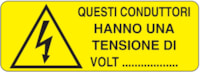 Rectangular danger sign - 350 x 125 mm Rectangular danger sign - 350 x 125 mm