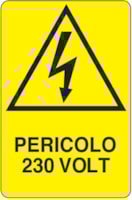 CART. ALL. F.TO MM 250X330  PERICOLO 230 VO
