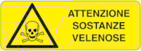 Rectangular danger sign - 350 x 125 mm Rectangular danger sign - 350 x 125 mm