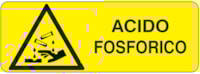 Rectangular danger sign - 350 x 125 mm Rectangular danger sign - 350 x 125 mm