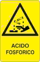 Rectangular danger sign - 330 x 500 mm Rectangular danger sign - 330 x 500 mm