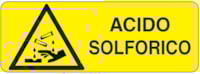 Rectangular danger sign - 350 x 125 mm Rectangular danger sign - 350 x 125 mm