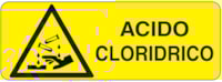 Rectangular danger sign - 350 x 125 mm