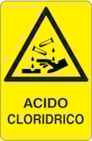 Rectangular danger sign - 330 x 500 mm
