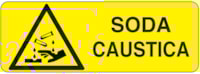 Rectangular danger sign - 350 x 125 mm