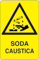 Rectangular danger sign - 330 x 500 mm