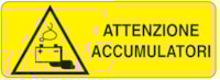 Rectangular danger sign - 350 x 125 mm