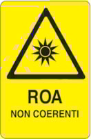 Rectangular danger sign - 330 x 500 mm