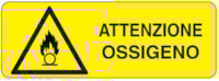Rectangular danger sign - 350 x 125 mm